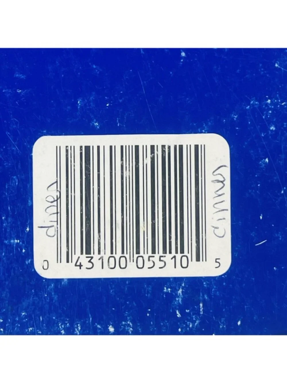 Mead Unicorn Vintage Very Worn Blue Spiral Paper Notebook Wide Ruled